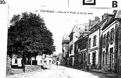 Ville de PONTRIEUX Carte postale ancienne